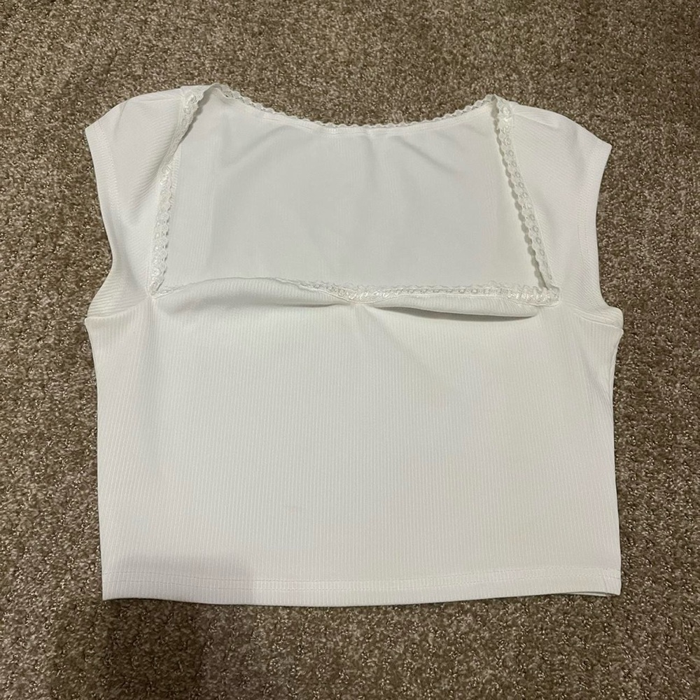 NWOT White Going Out Top